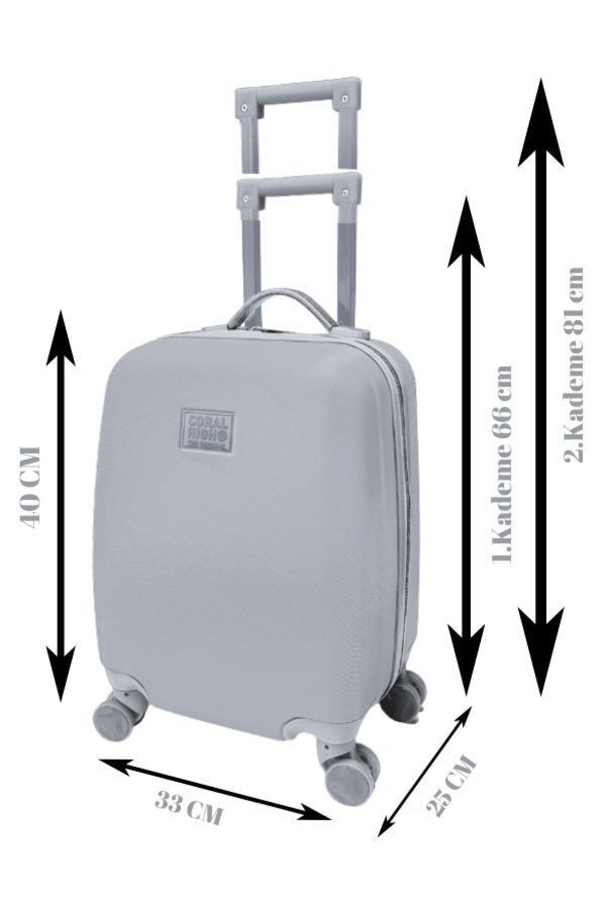 80222460877 MINI Cabin Trolley Suitcase: Coral: Travel Luggage