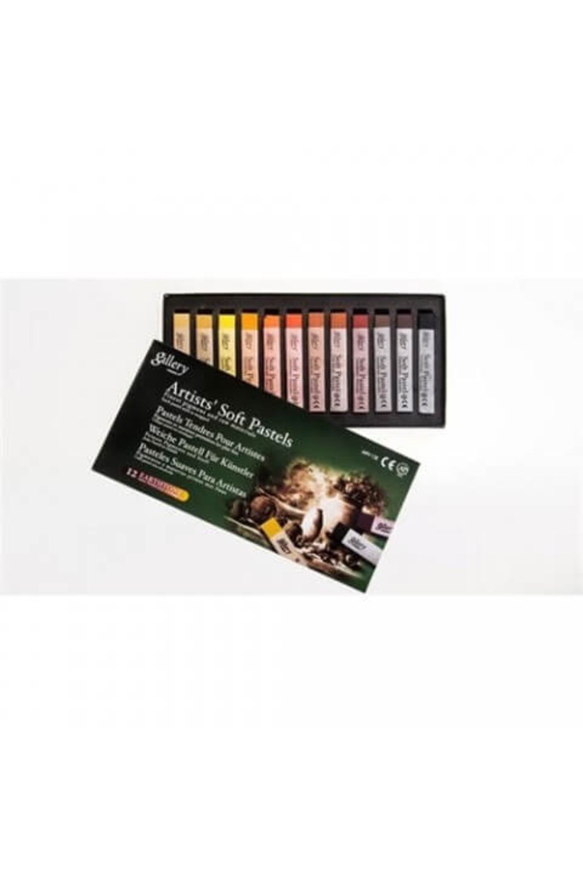 Mungyo Gallery Artists 12'li Tam Boy Toz Pastel (SOFT PASTEL) Set