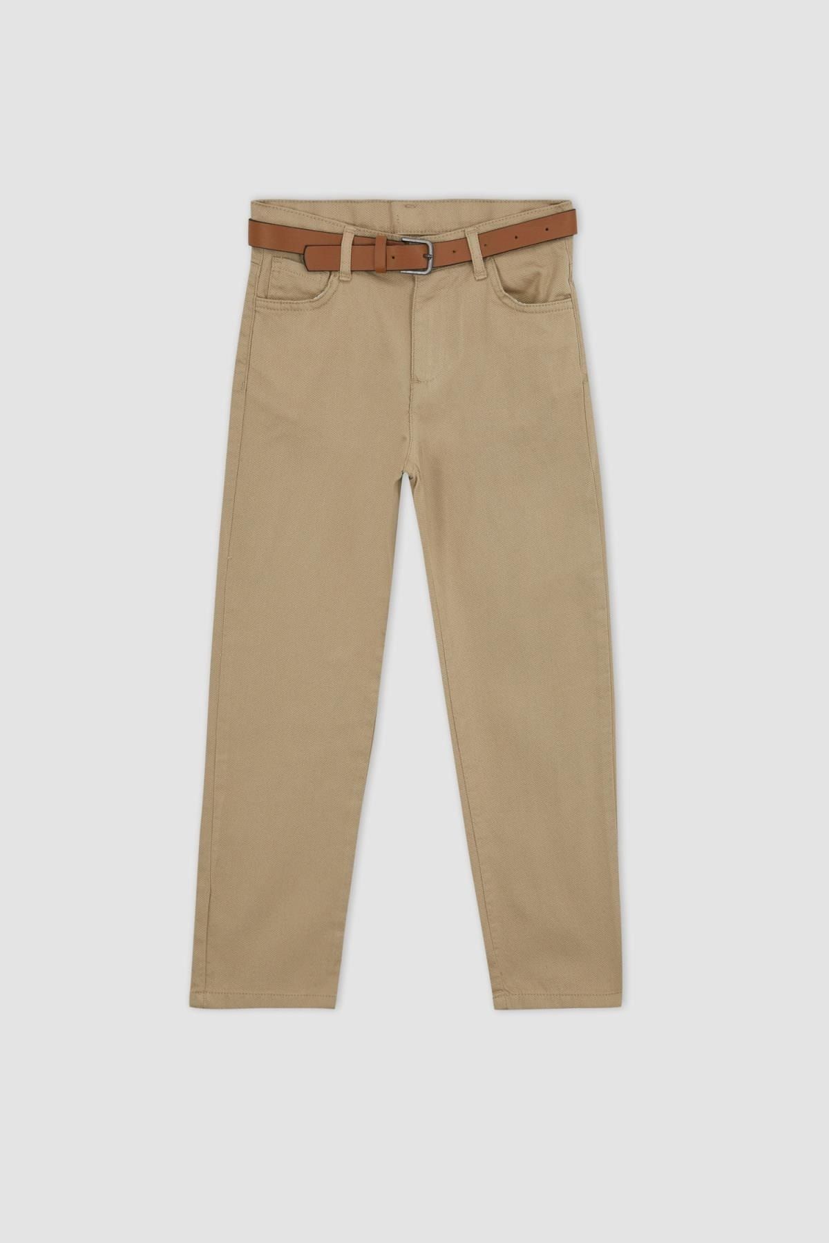DeFacto Hose Beige Straight