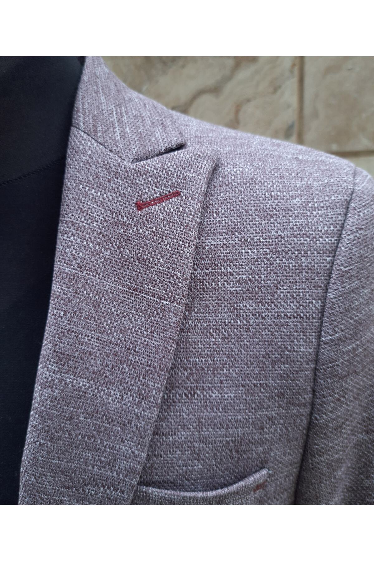 ژاکت مردانه صورتی SEAJEANS | 6991 اورجینال - تصویر 3