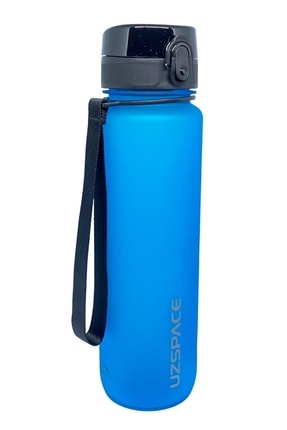 Uzspace Mavi 1000 ml Yeni Koleksiyon Serisi Soft Touch Tritan Su Matarası 1 L...