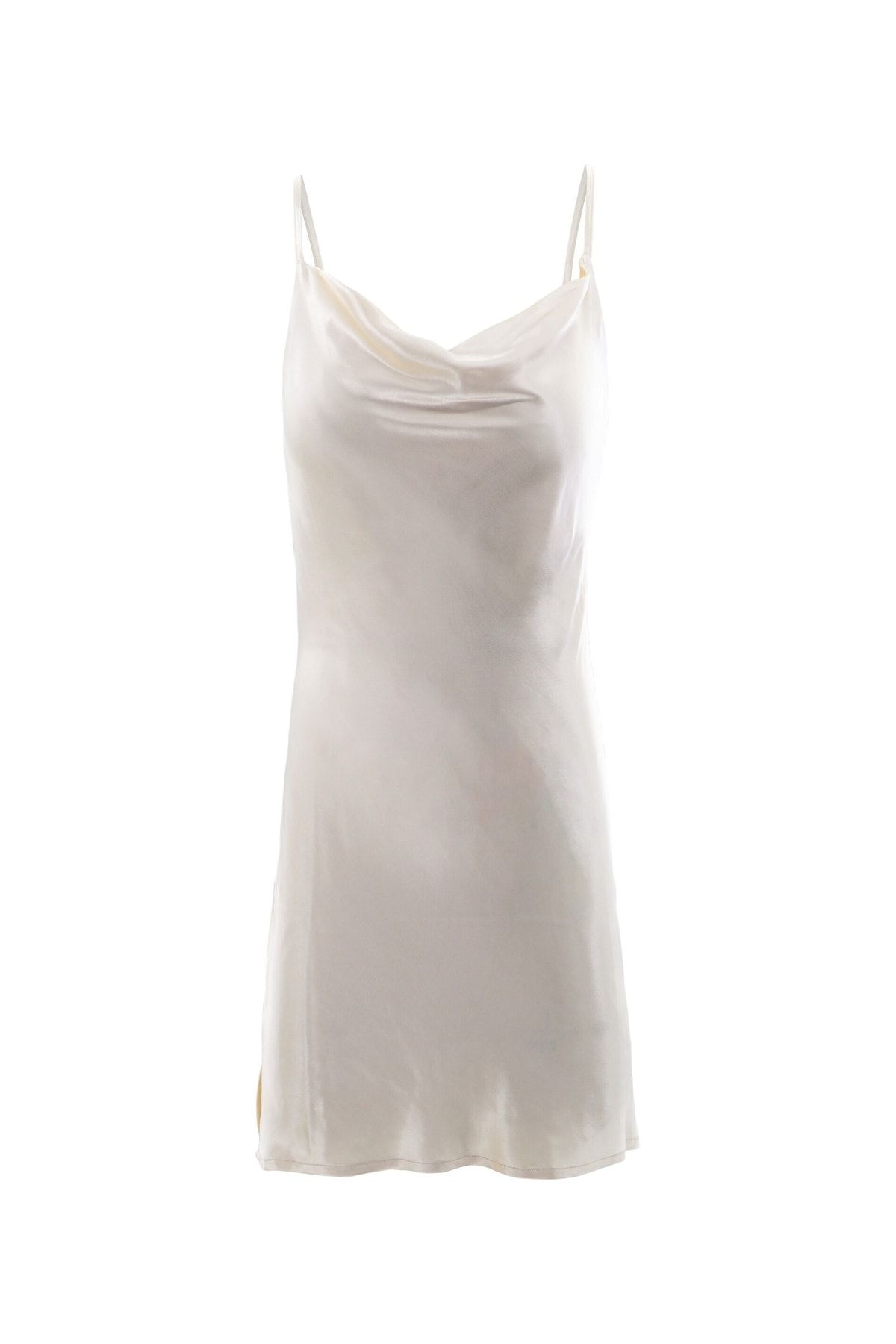AIKI KEYLOOK Kleid Beige Basic Fast ausverkauft