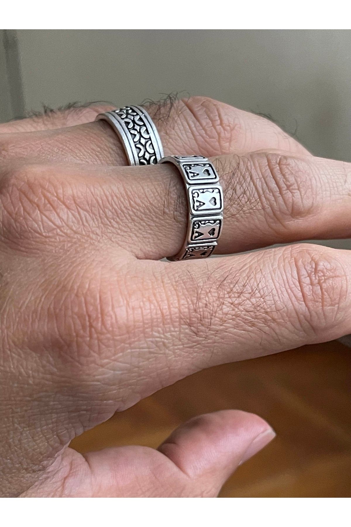 Silver plated rings sale