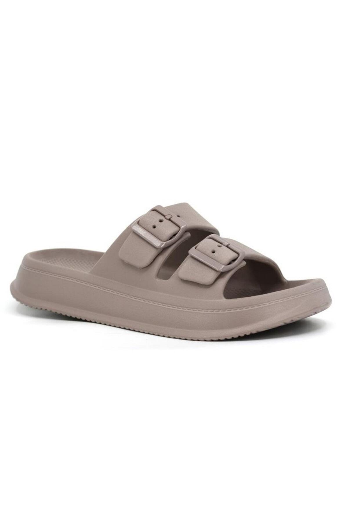 Sonimix-Soelite New Season Beach Pool Garden Sea Summer Soft Thick Sole Double Band Unisex Daily Slippers 1