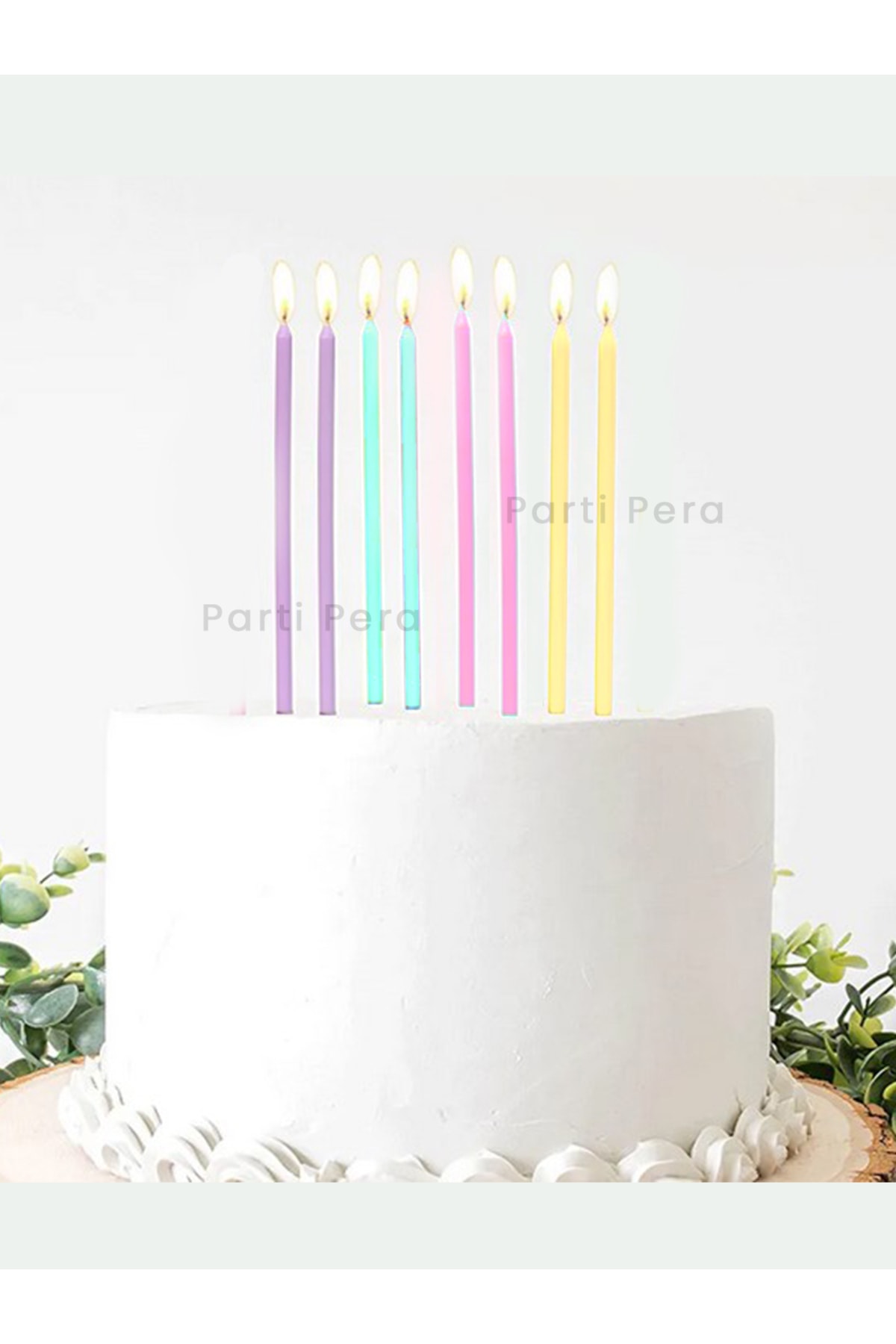 parti pera Makaron Uzun Pasta Mumu 8'li Paket 20cm