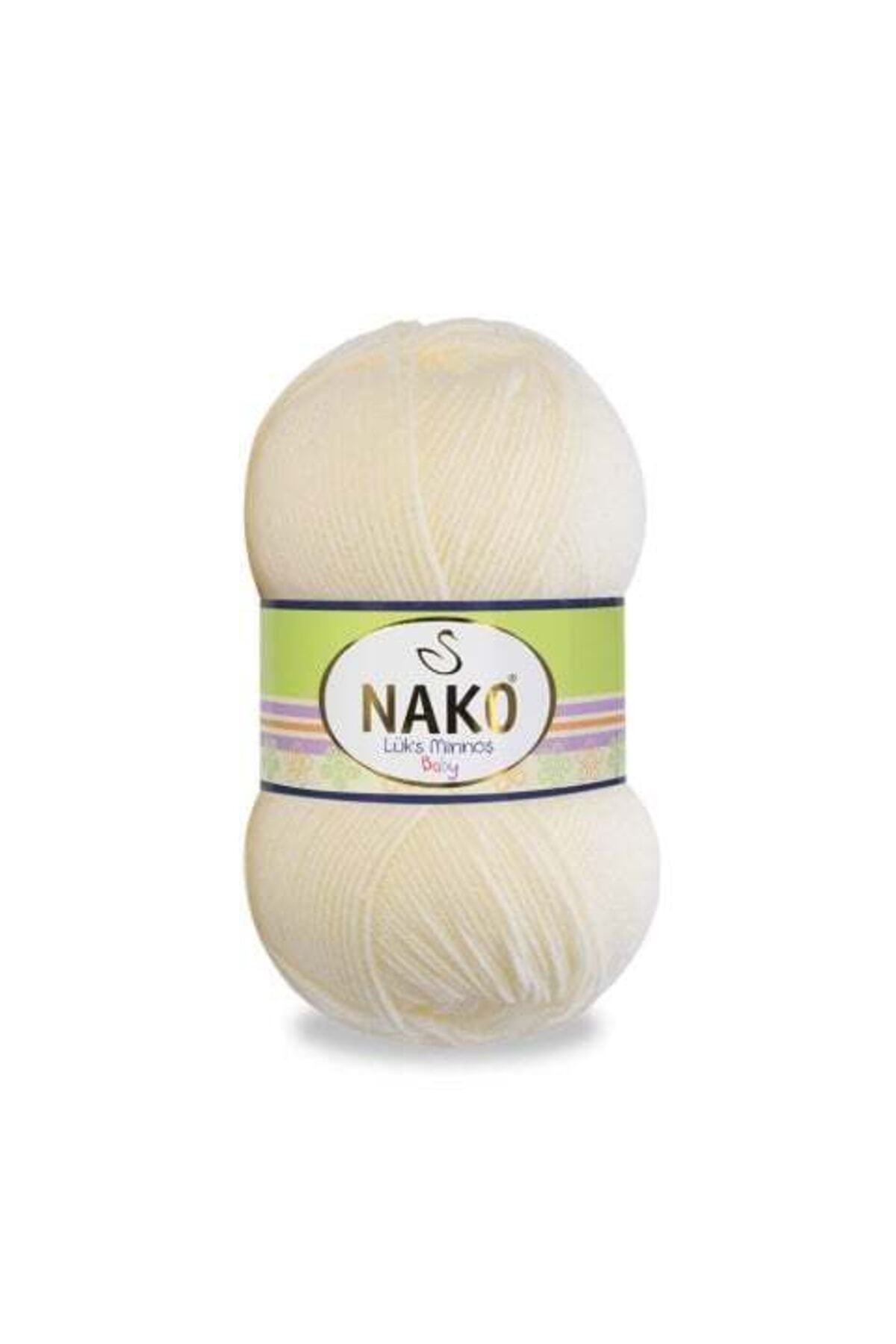 NAKO-Luxury Minnoş 99064 5 قطع من خيوط الحياكة اليدوية Ecru 1