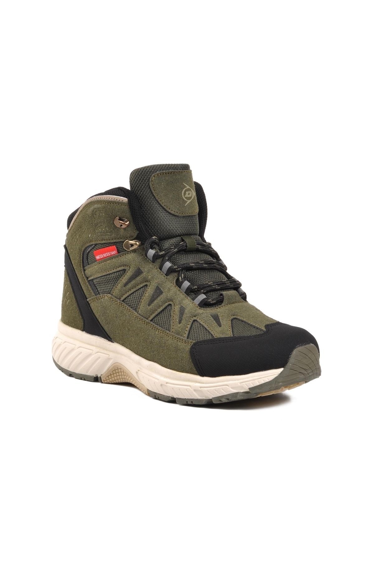 Dunlop Ankle Boots Khaki Flat Trendyol