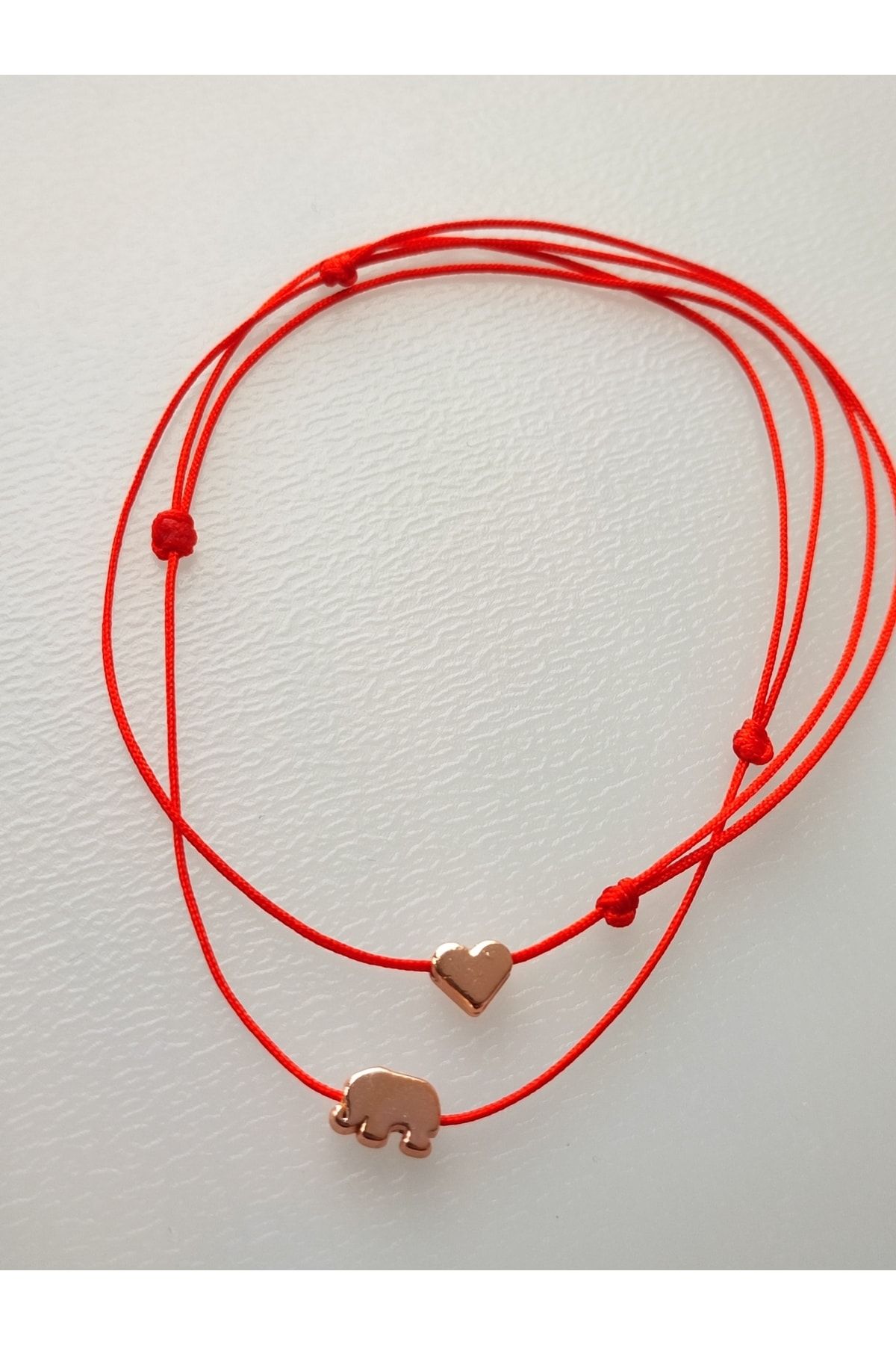 Red string deals elephant bracelet