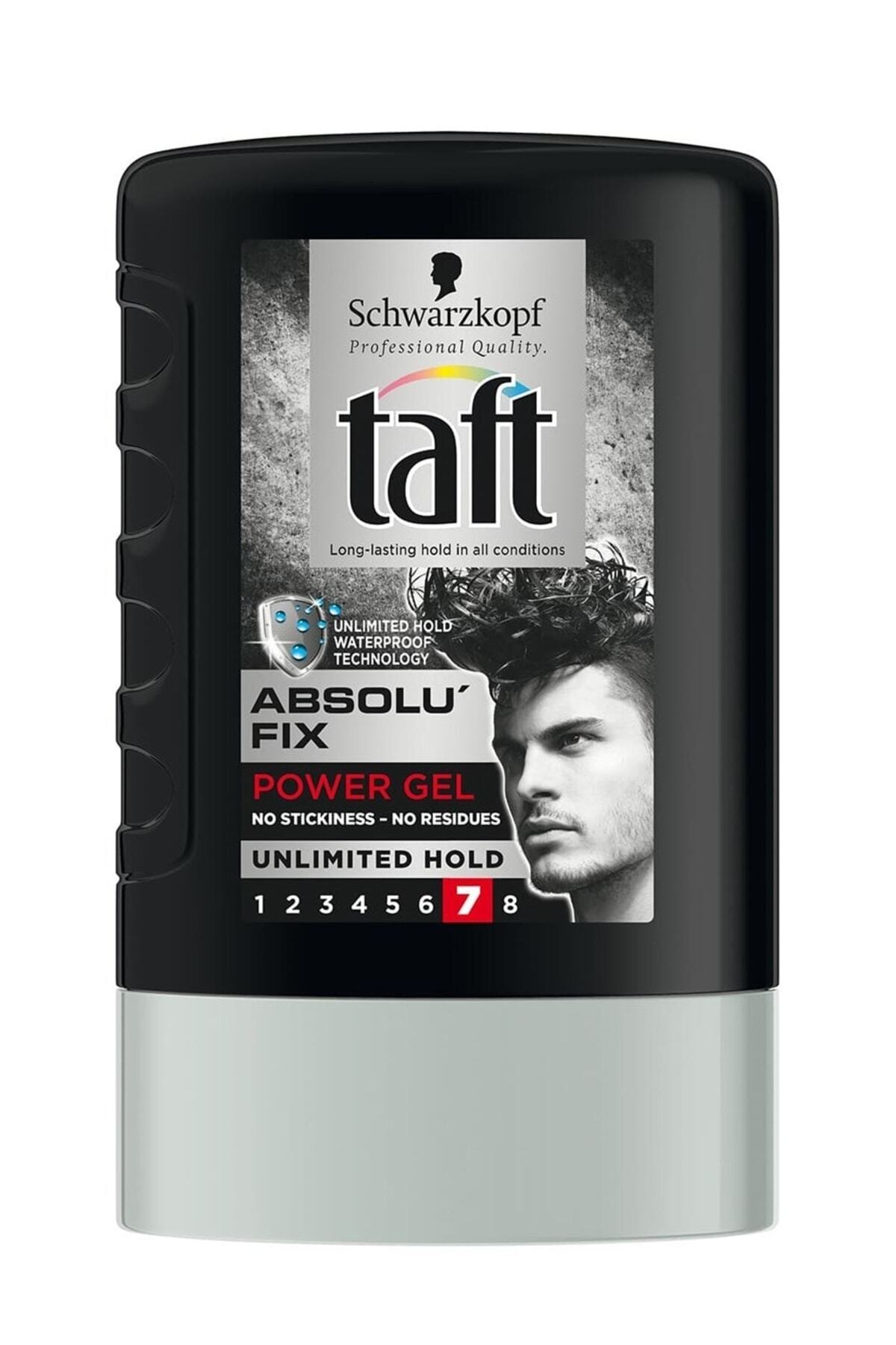 Taft Saç Jölesi 300 Ml Mega Absolutefix Black
