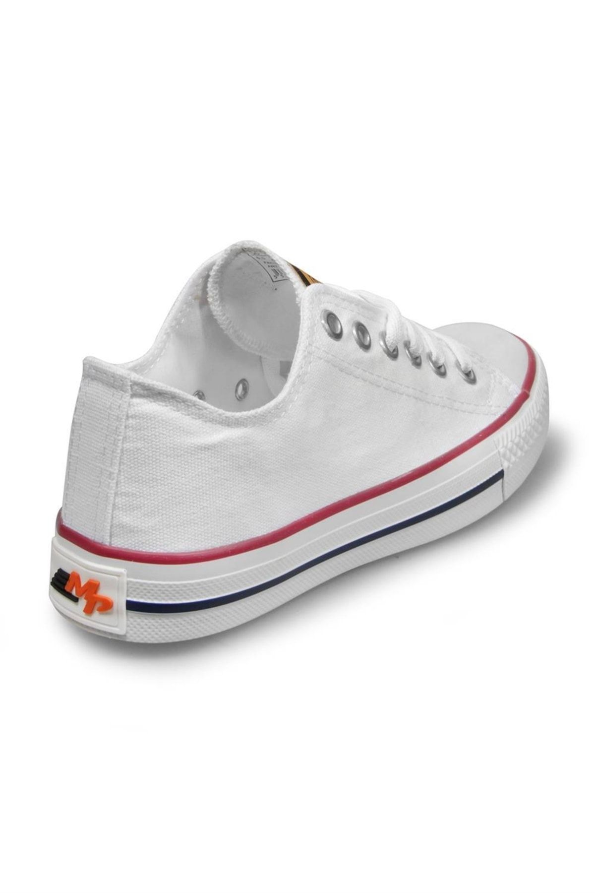 M.P.-Mp Men's Lace-Up White Canvas Shoes 231-1842mr 650 3