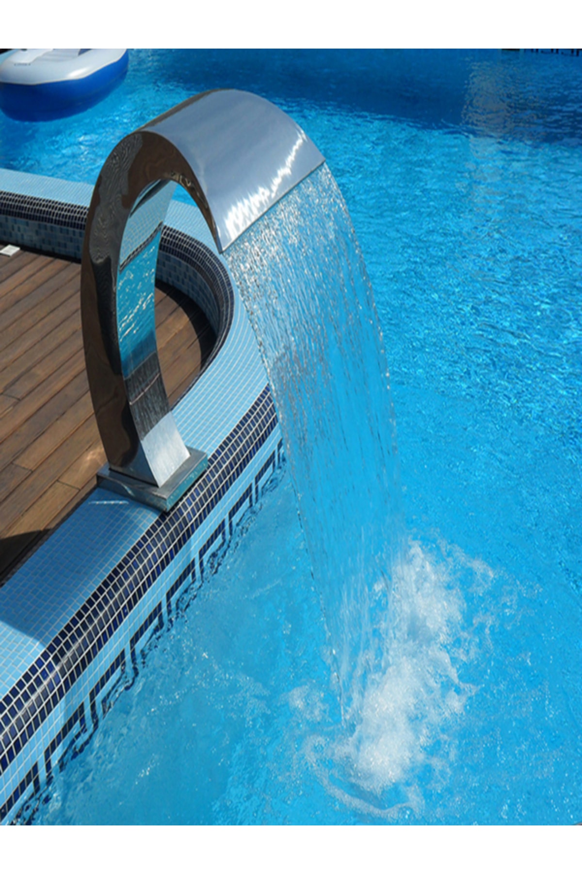 500x600 Mm Kobra Model Aısı 304 Kalite 1,2 Mm Paslanmaz Havuz Şelalesi 2