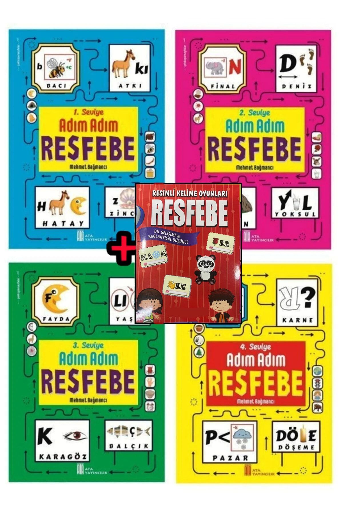 Ata Publishing Step by Step Resfebe Set Level 1-2-3-4+ бестселлер998