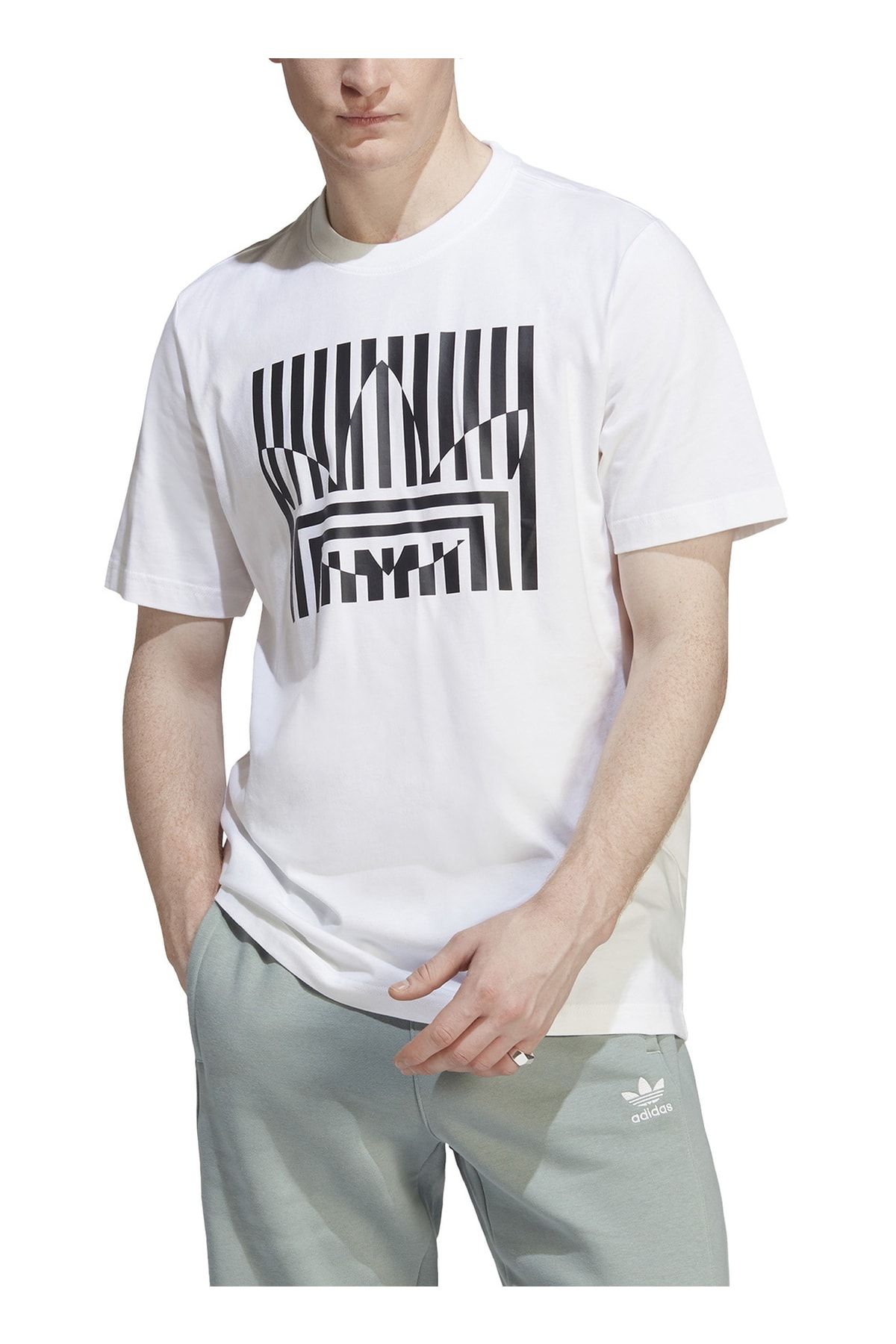 T shirt 2025 adidas white