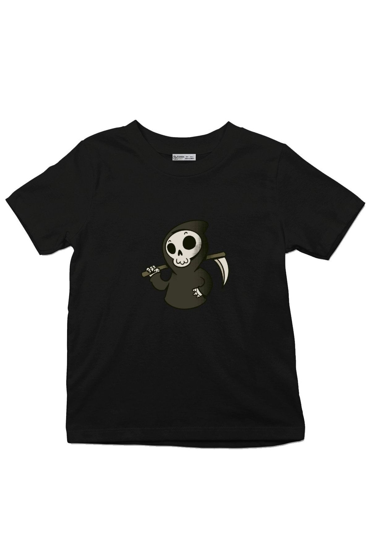 GreenMint Tricou Pentru Copii Desene Animată Moarte Cu Coasă Unisex - 8–9 years