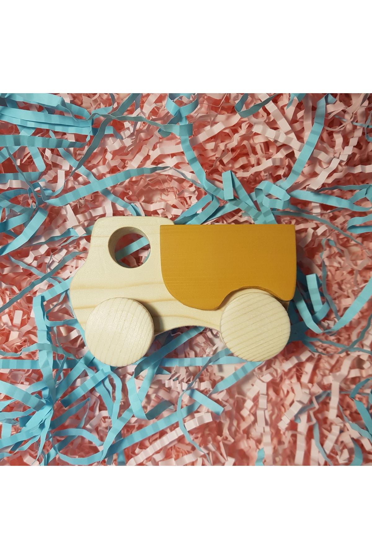 websunday El Yapımı Ahşap Oyuncak Tekerlekli Kamyon Çevre Dostu, Eğitici,doğal Ahşap, Montessori,+3 Yaş fotoğrafı 2 (önizleme)