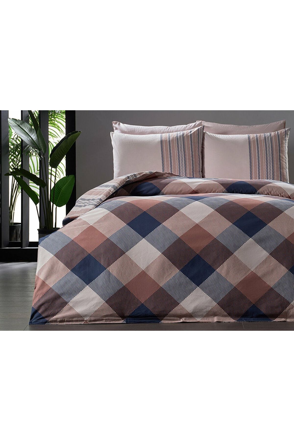 Bellona Doqu Home Ranforce Kreo Çift Kişilik Nevresim Takımı