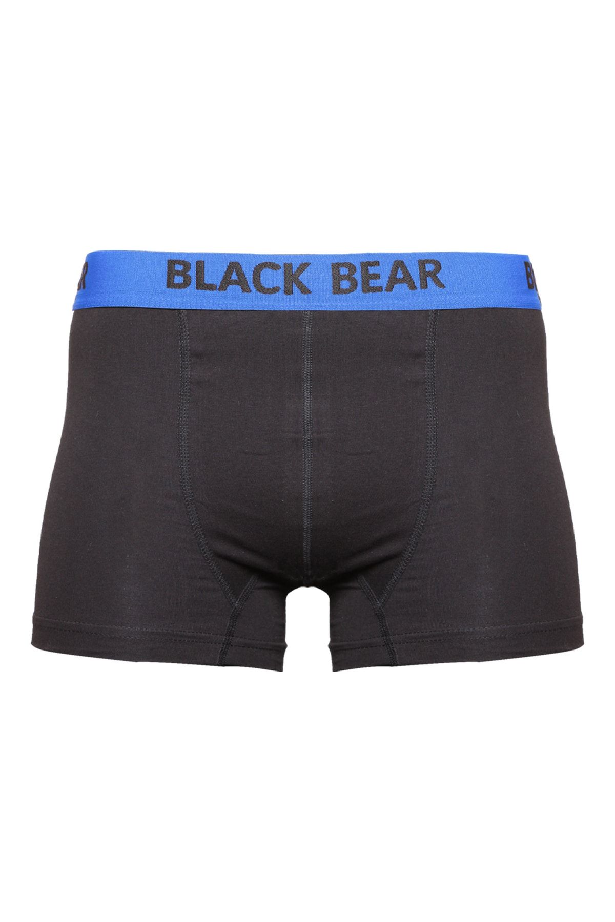 Black Bear Pamuklu Likralı Premium Erkek Boxer 5 Renk Lastikli Ultra Rahat Paket