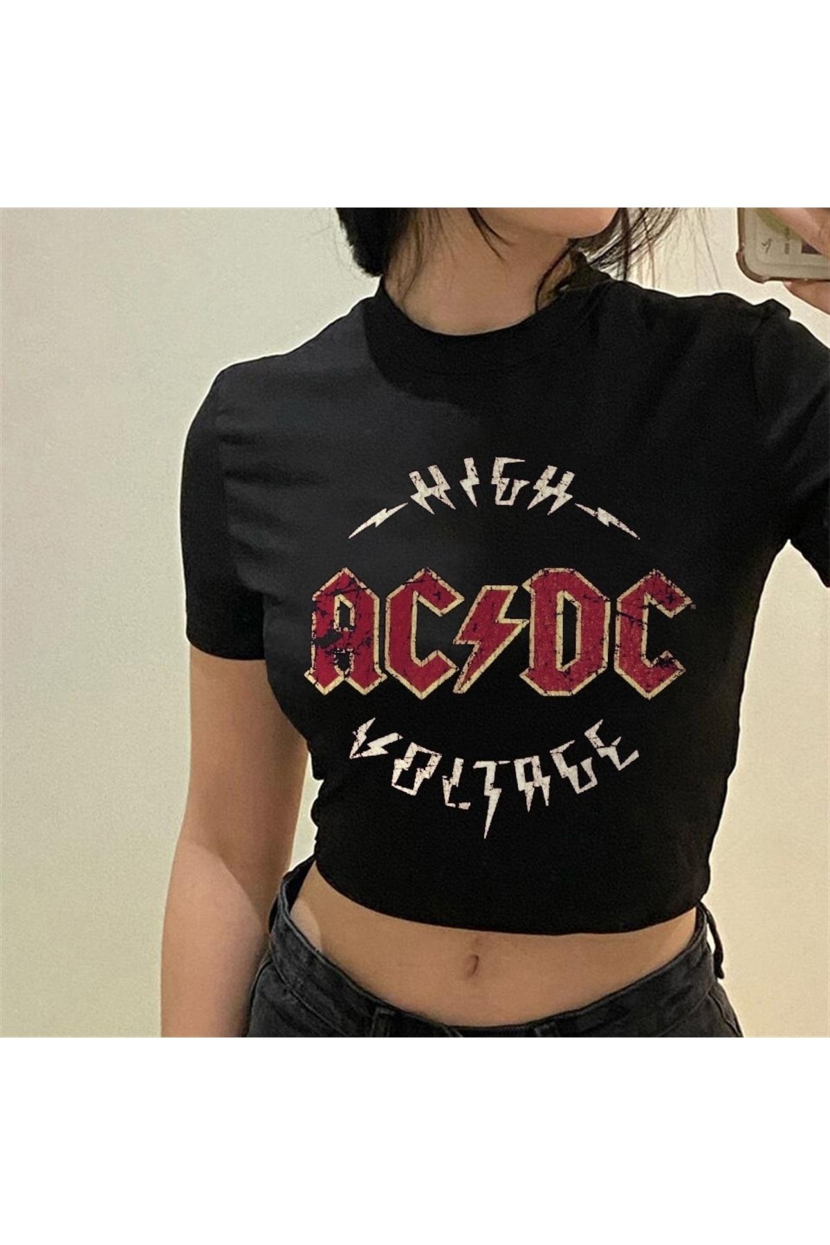 DEEFWEAR Y2k Crop T Shirt Trendyol