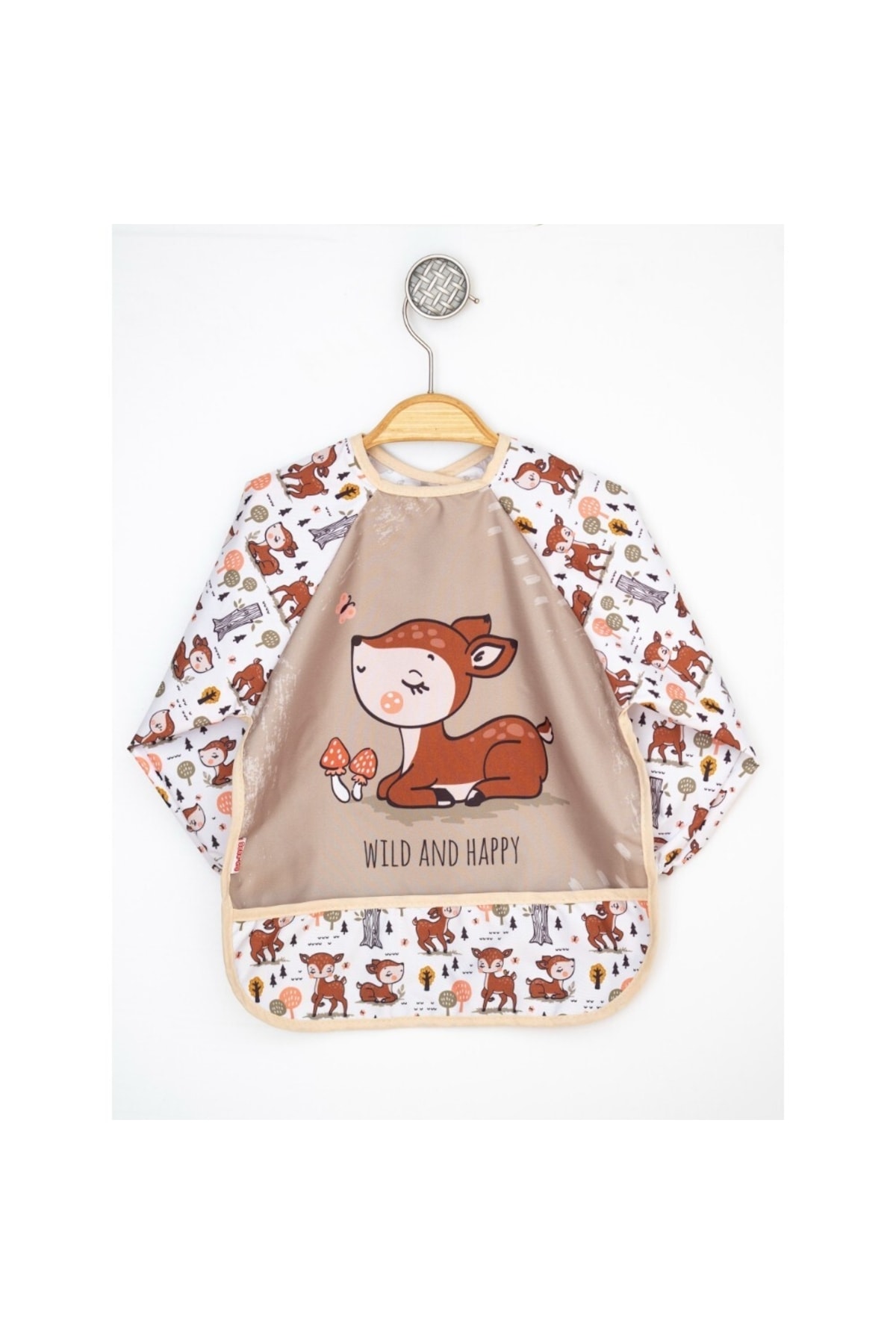 JUNİPERUS Ceylan Unisex Kollu Faliyet Mama Önlüğü 0/36 Ay Sıvı Geçirmez fotoğrafı 2 (önizleme)