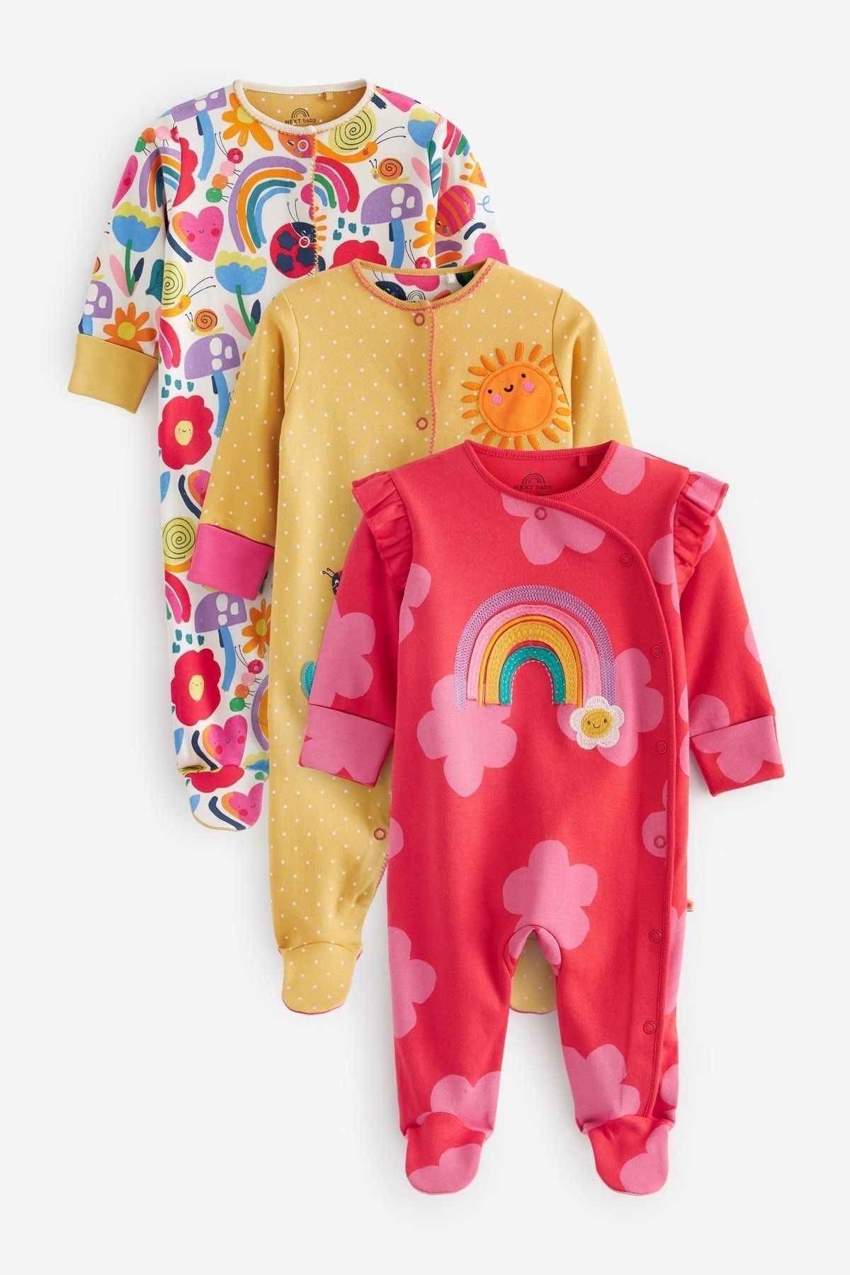 Next floral discount baby grows