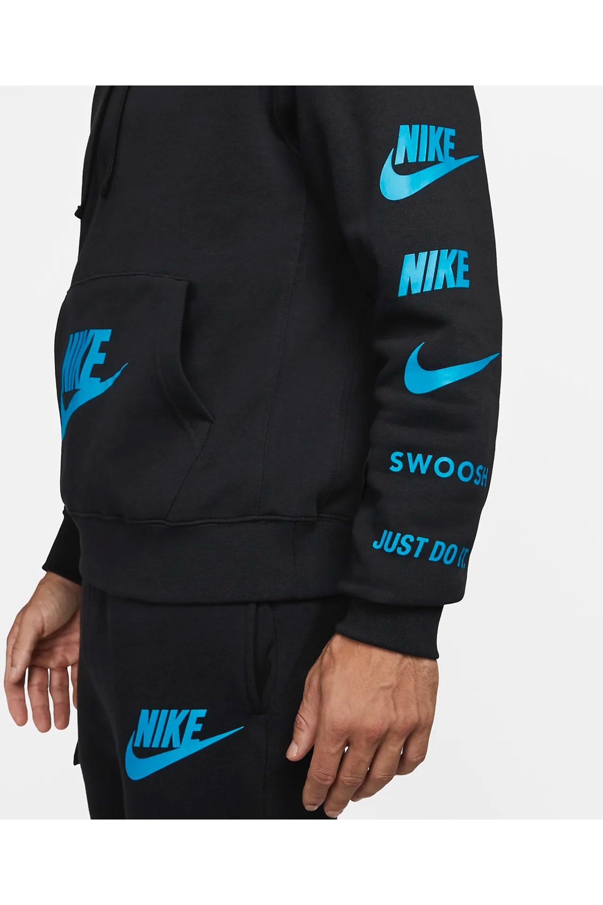 Nike Sportswear Standard Issue Fleece Men s Hooded Sweatshirt Trendyol