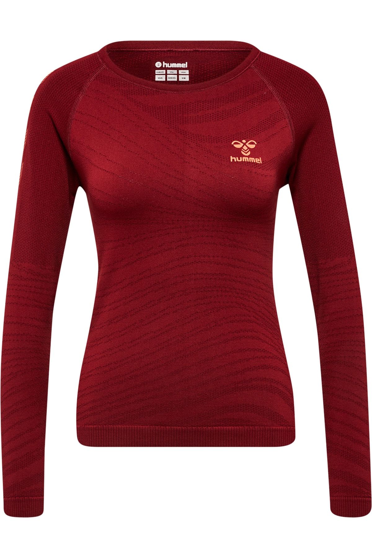 HUMMEL T-Shirt Rot Slim Fit