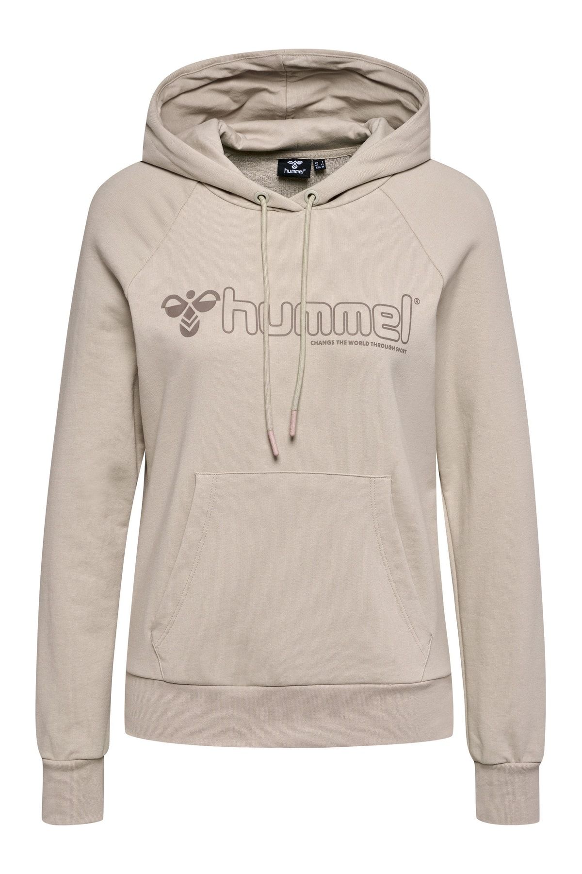 HUMMEL Sweatshirt - Beige - Regular Fit - Trendyol