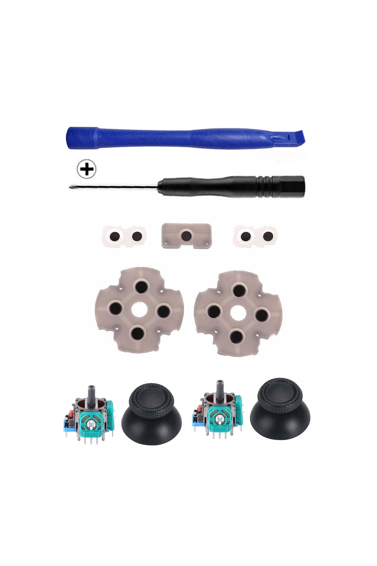 Ps5 Versiyon 1 Analog Motor Topuz Iç Lastik Tornavida Ayırıcı Tamir Seti Playstation 5 Kol Tamiri