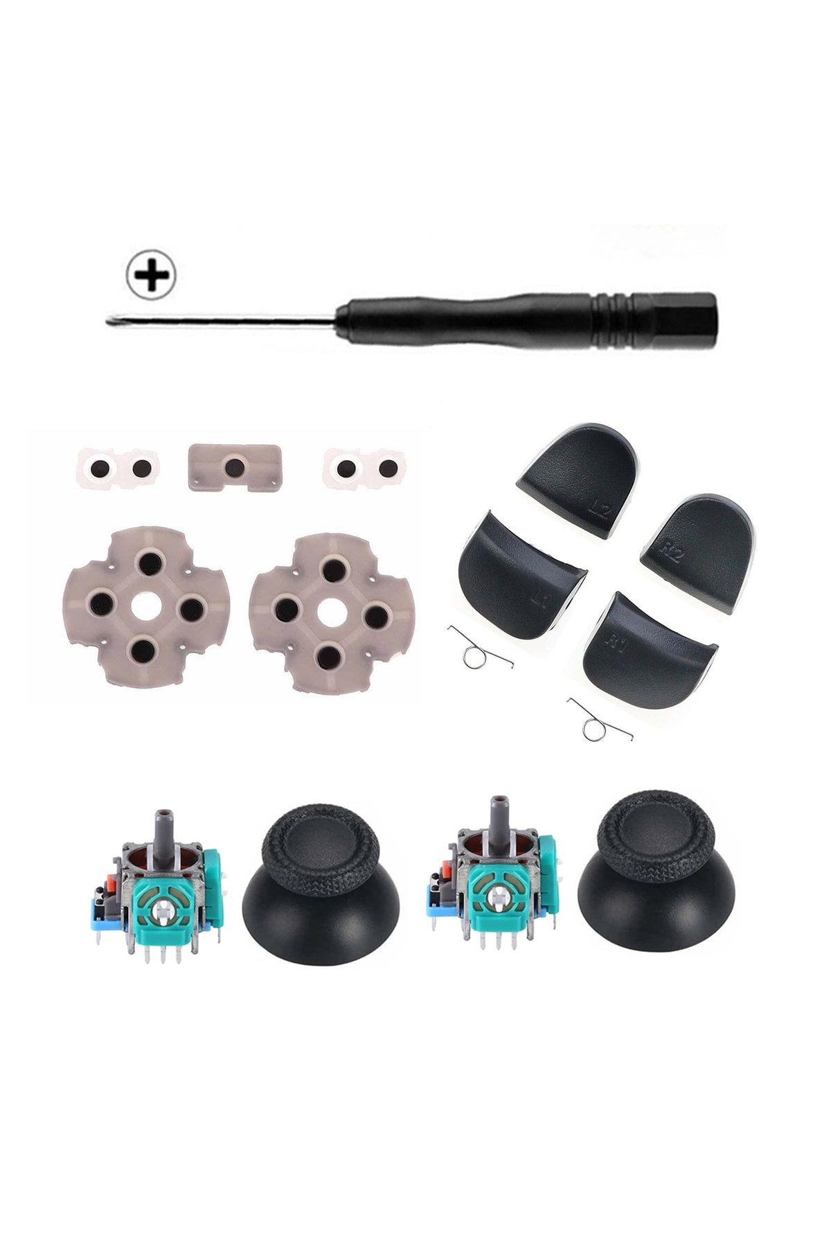 Ps5 Analog Motor Topuz Iç Lastik Tetik Omuz Tuşu Tornavida Versiyon 1 Playstation 5 Kol Tamiri