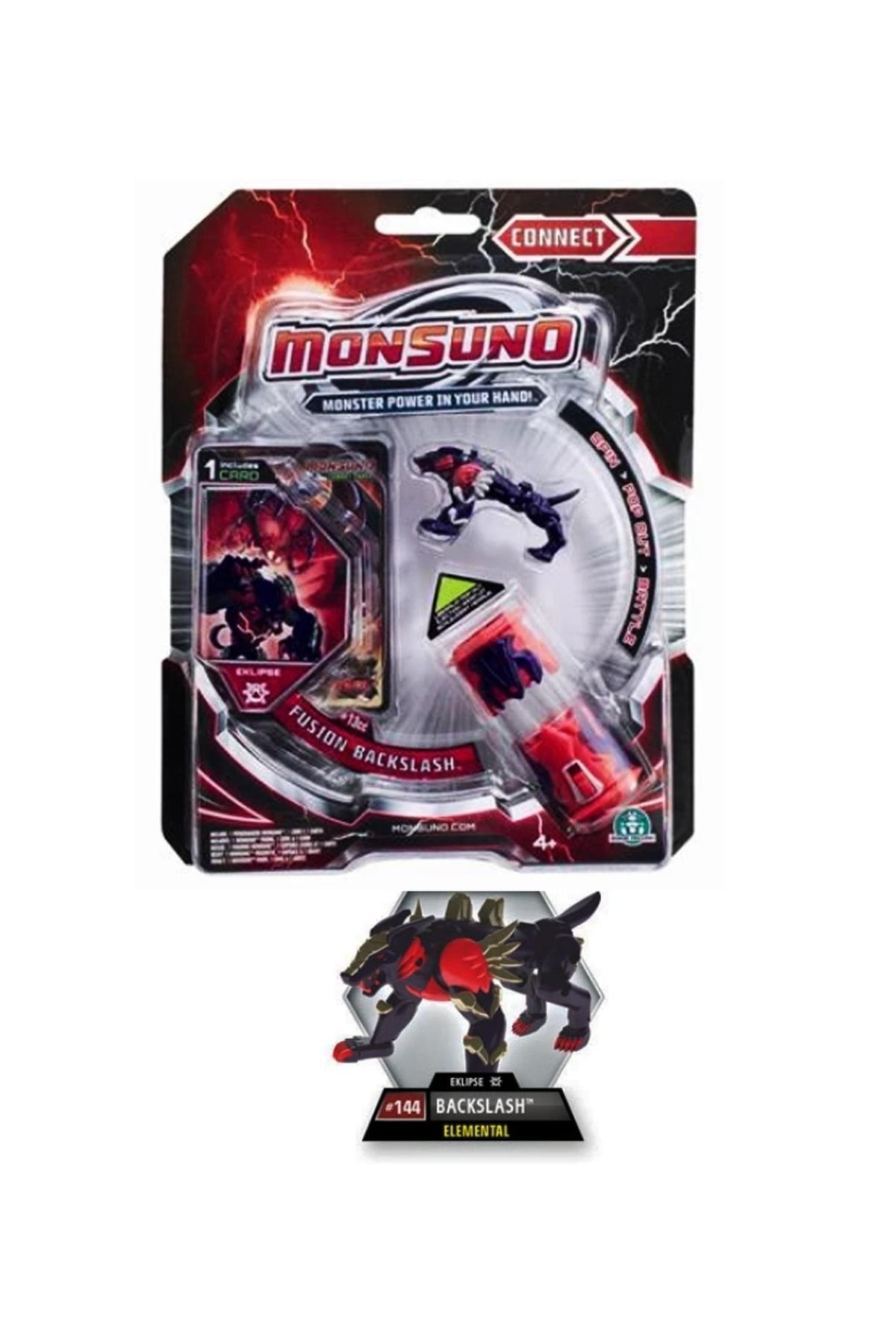 GIOCHI PREZIOSI-Monsuno Licensed Fusion Backslash Figure - Throw Capsule & Game Card 2