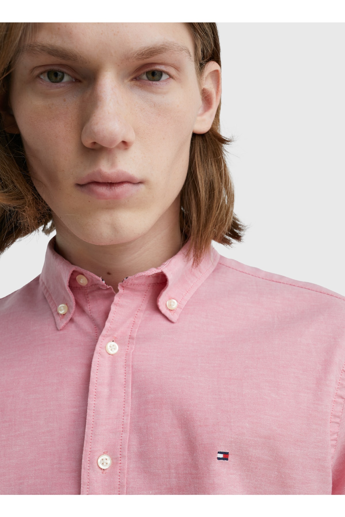 پیراهن مردانه قرمز تامی هیلفیگرTommy Hilfiger | 5003012188 اورجینال - تصویر 3