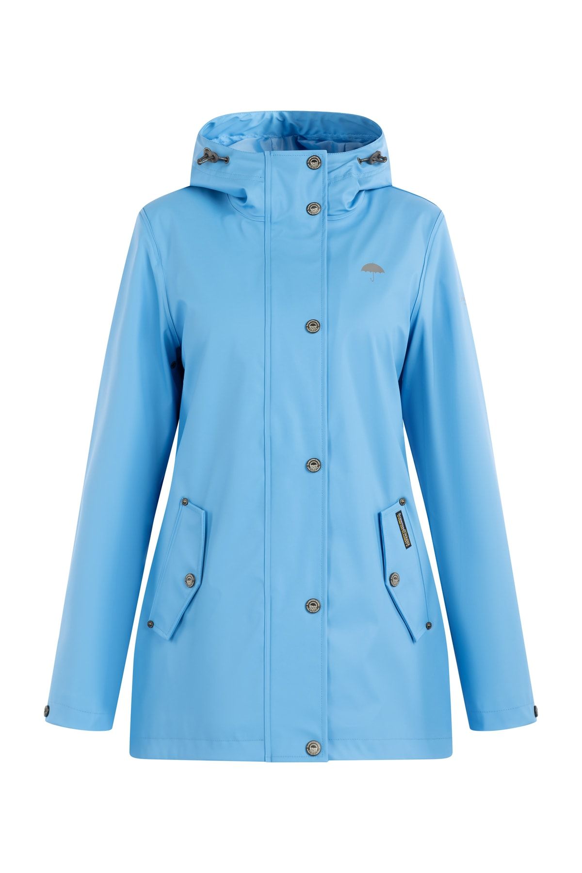 Schmuddelwedda Regenjacke Blau Parka