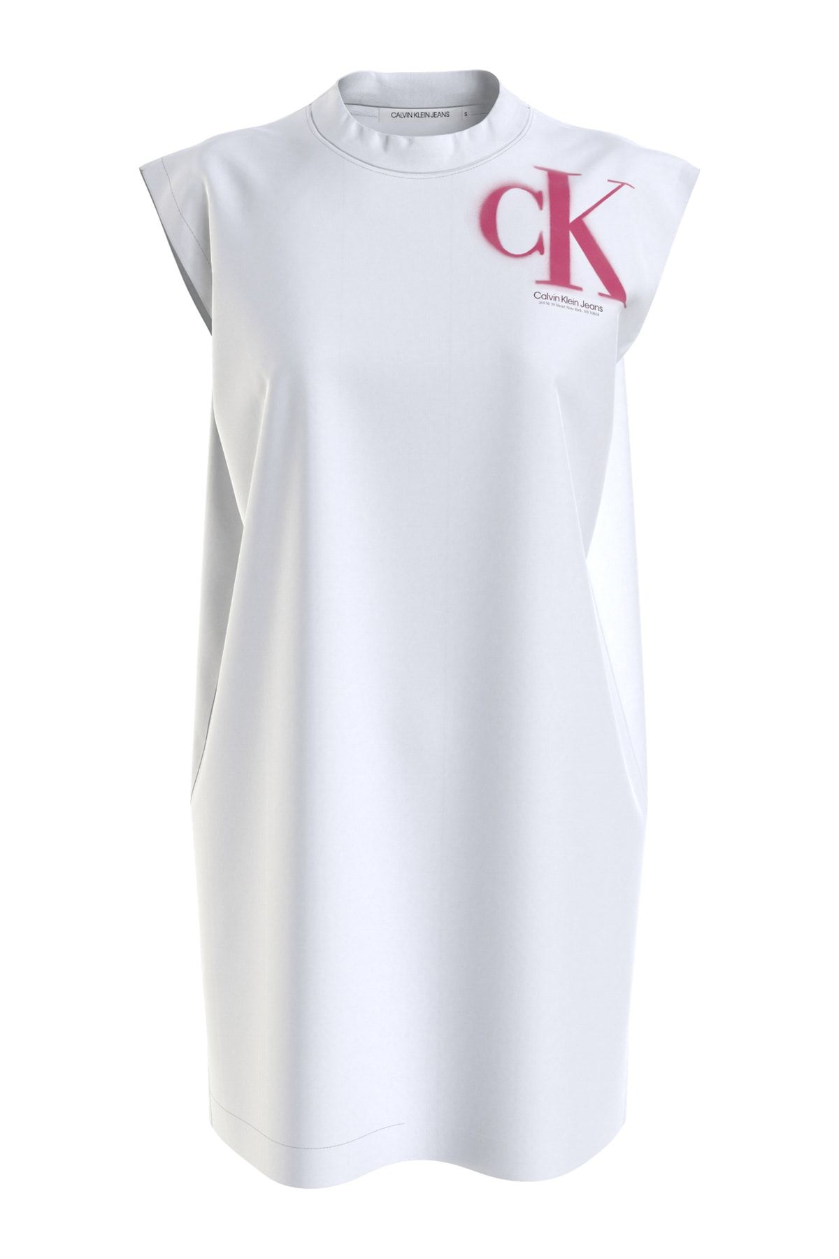 Calvin Klein Dress Women Girls Bright White Trendyol