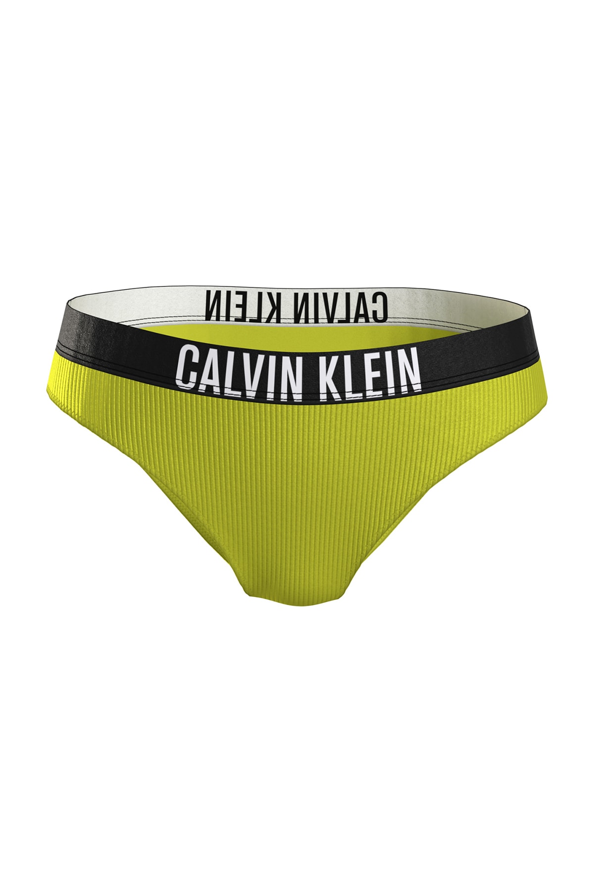 Calvin Klein Bikini-Hose Gelb Mit Slogan Fast ausverkauft