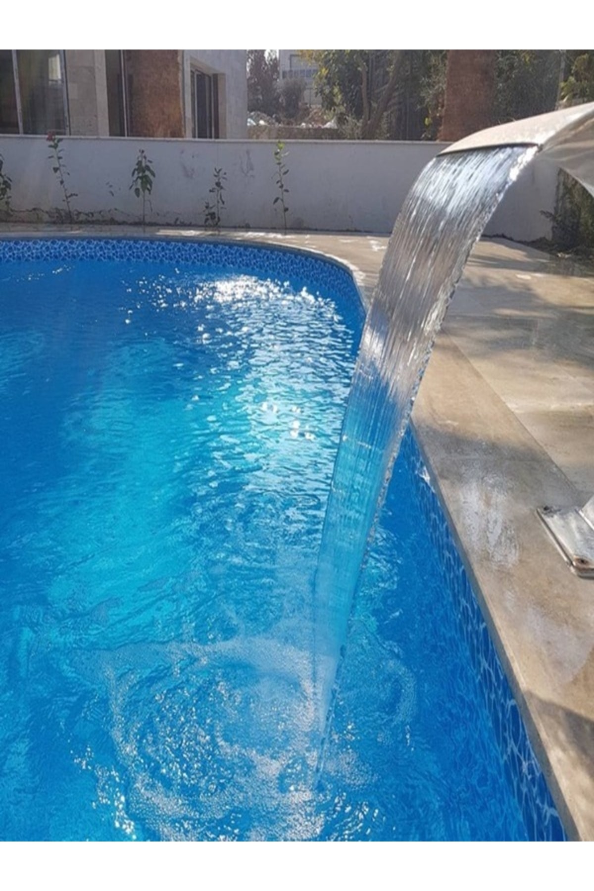 400x800 Mm Kobra Model Paslanmaz Havuz Şelale 2