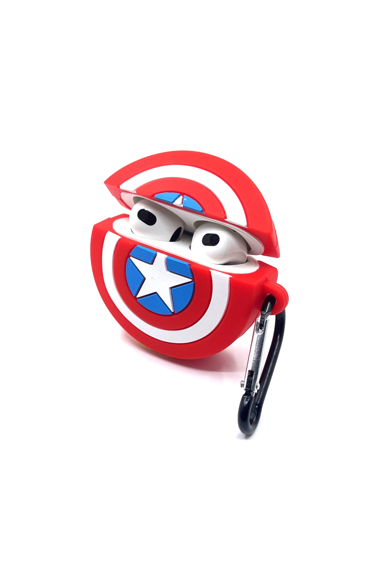 3. Nesil  Sevilen Karakter Captain America Kalkan Tasarımlı Kılıf 5