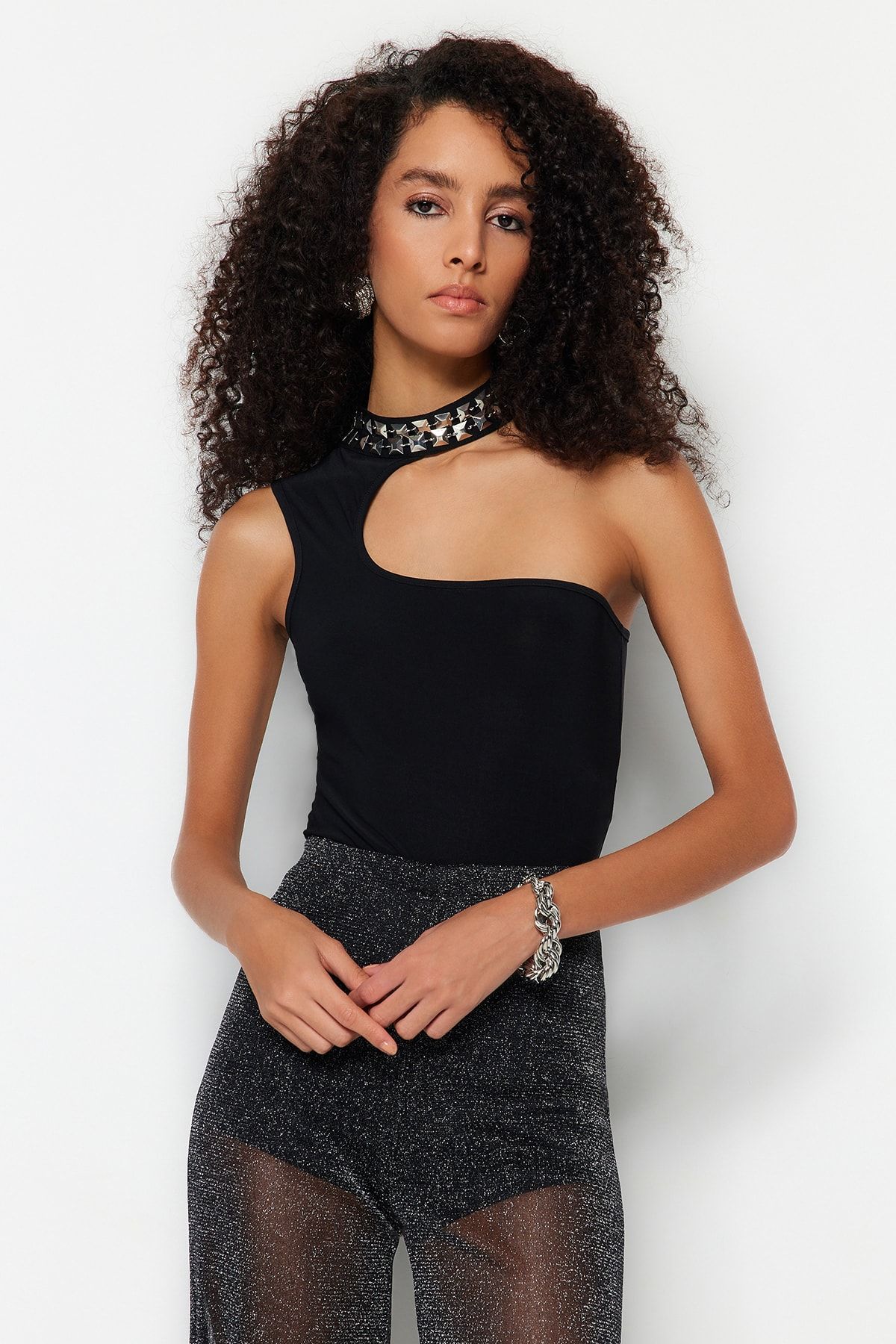 Trendyol Collection Body Schwarz Figurbetont