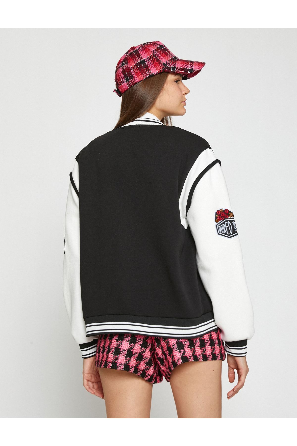 Koton Sweatshirt Schwarz Oversized