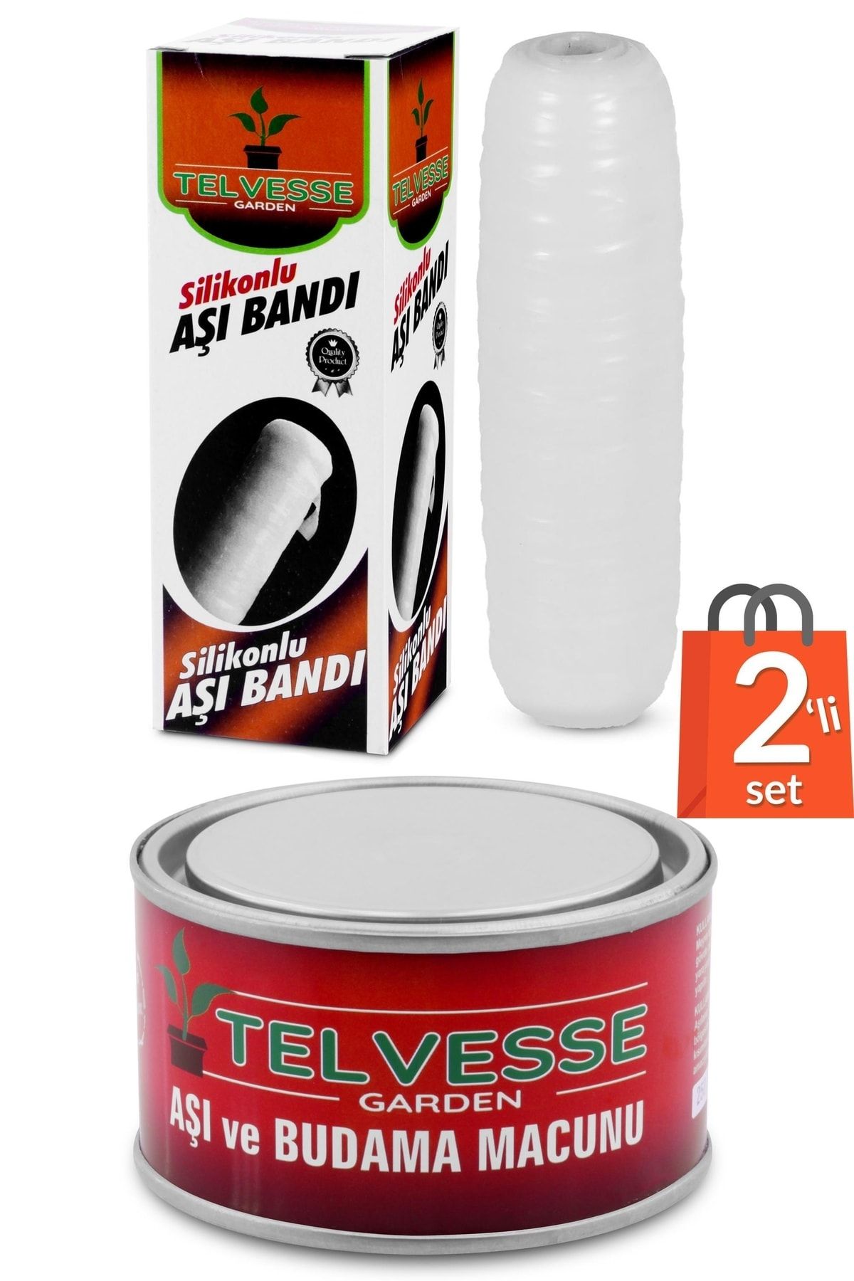 Telvesse-Grafting Tape + Grafting Paste Set of 2 Tree Pruning Grafting Paste Tape Set Grafting Tool 3