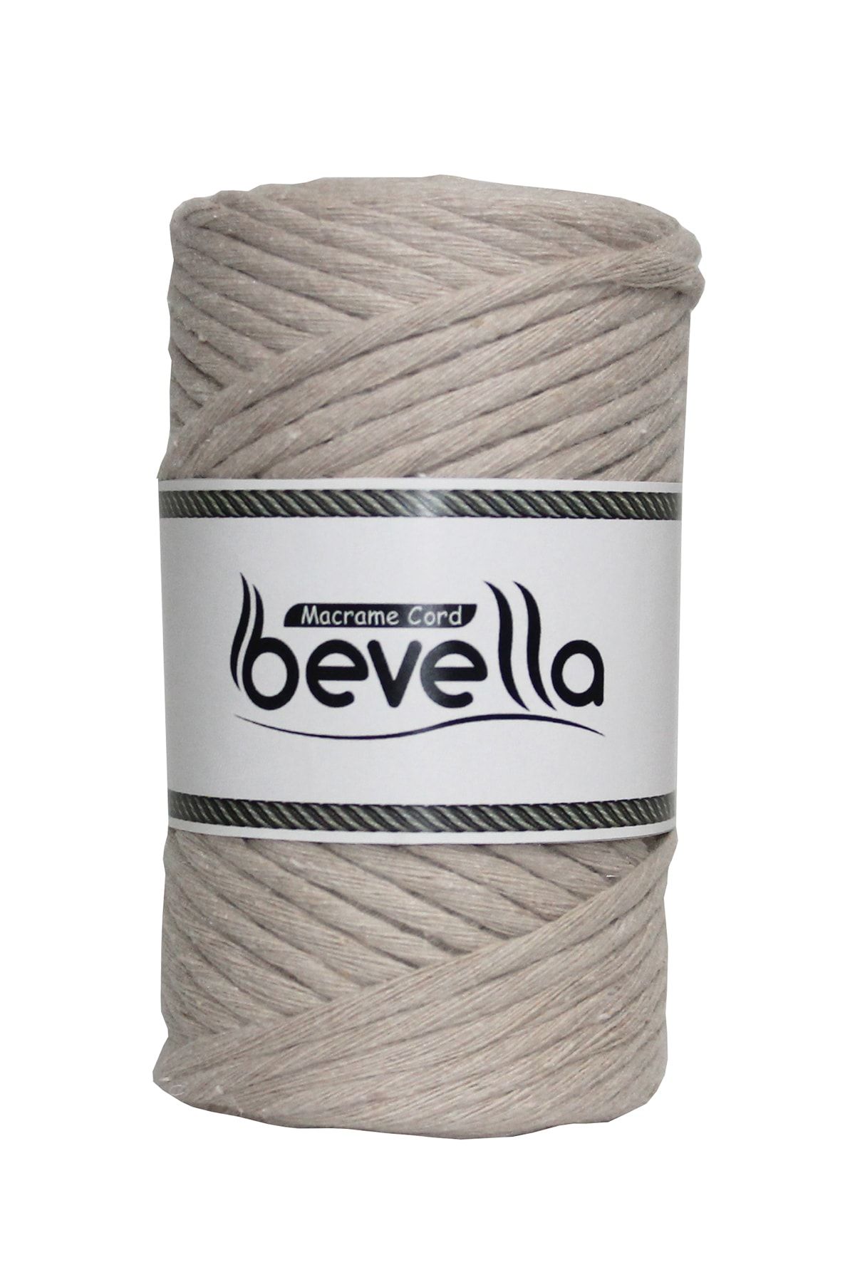 Bevella Macrame Cord-Taranan Macrame Thread 3mm Single Twist Macrame Scannable Thread Set of 4 Ecru Mustard Tile Milk Coffee 2