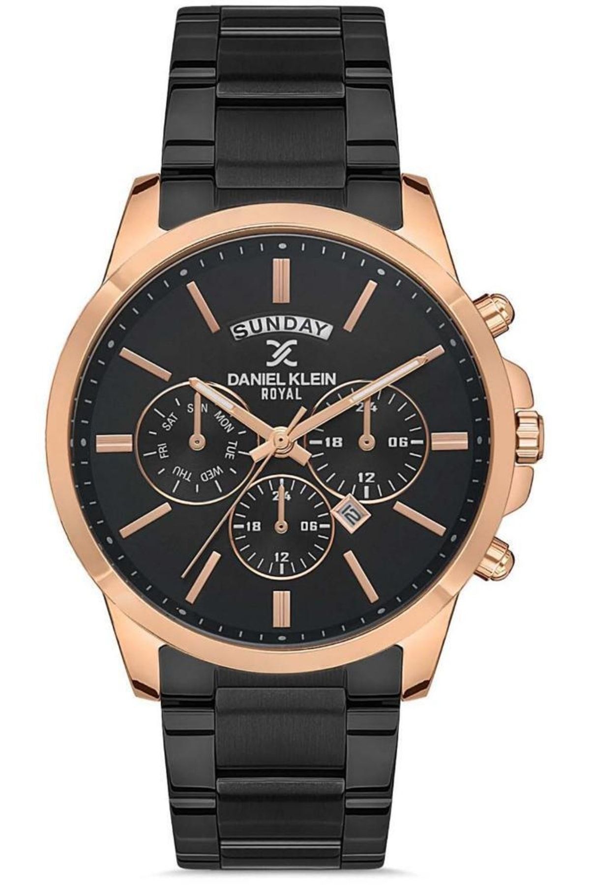 Daniel klein best sale black analog watch