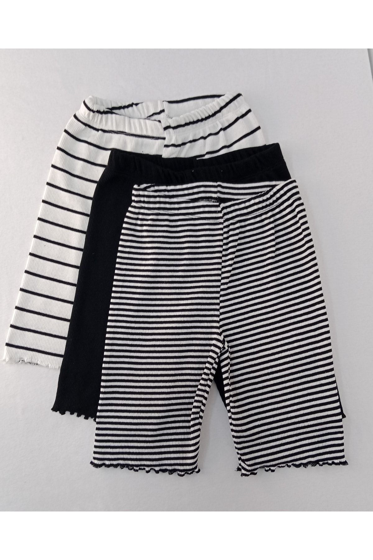 Black and white striped baby tights online