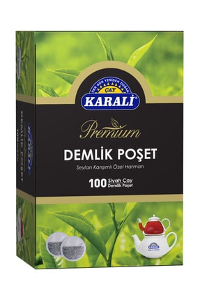 Karali Premium Demlik Poşet Siyah Çay 100x3,2 gr 8692204101632