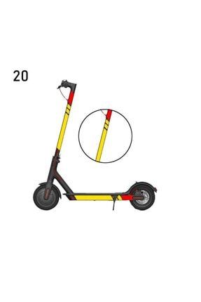 M365 Ve Tüm Scooter Modelleri Için Reflektör Çıkartma Set Seri B R2750NRB-20