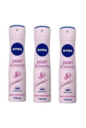 Nıvea Deodorant Sprey 150ml Pearl Beauty Women X3 0000000000010379213