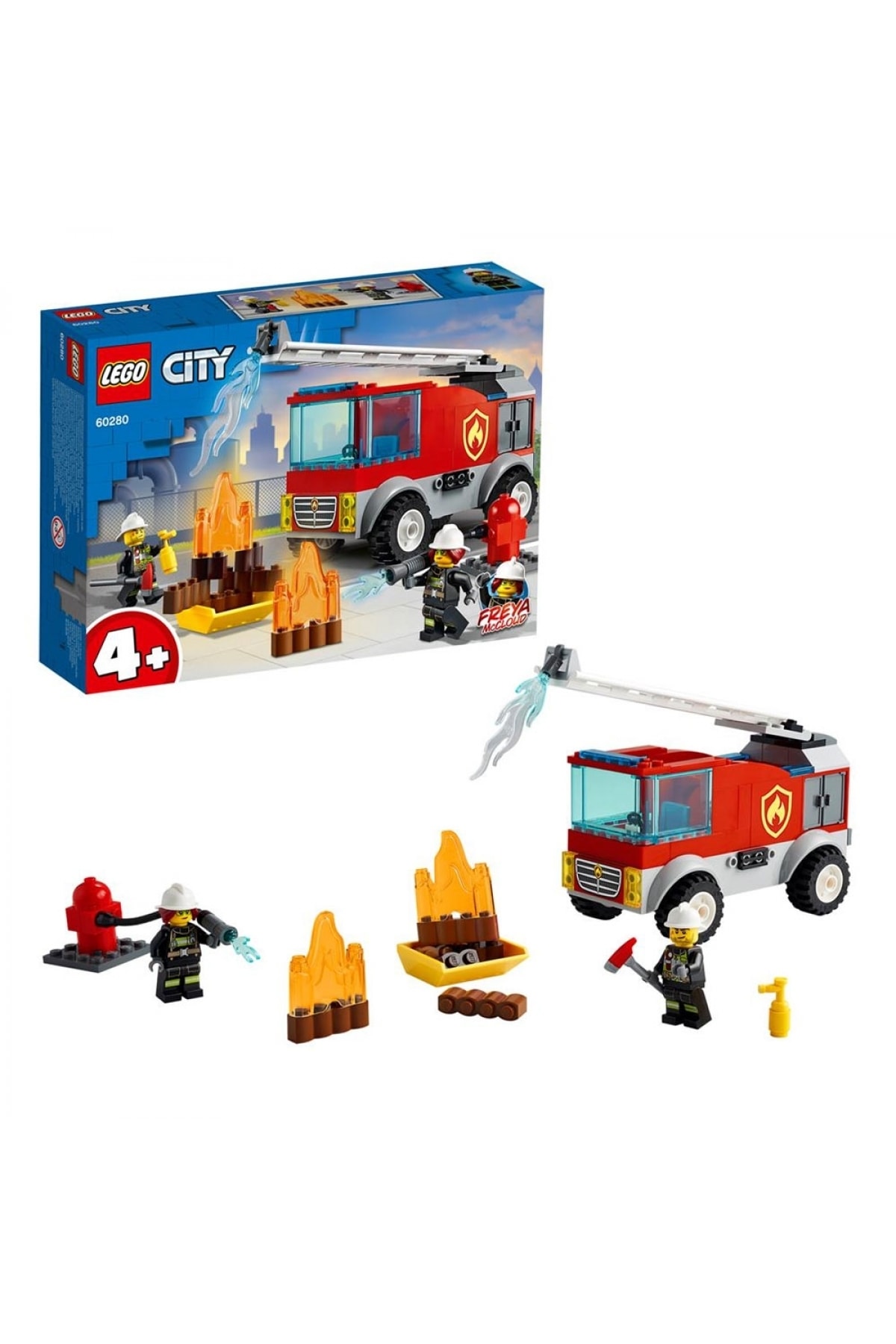 سیتی ۶۰۲۸۰ ماشین آتش‌نشانی نردبانی + ۴ سال + ۸۸ قطعه