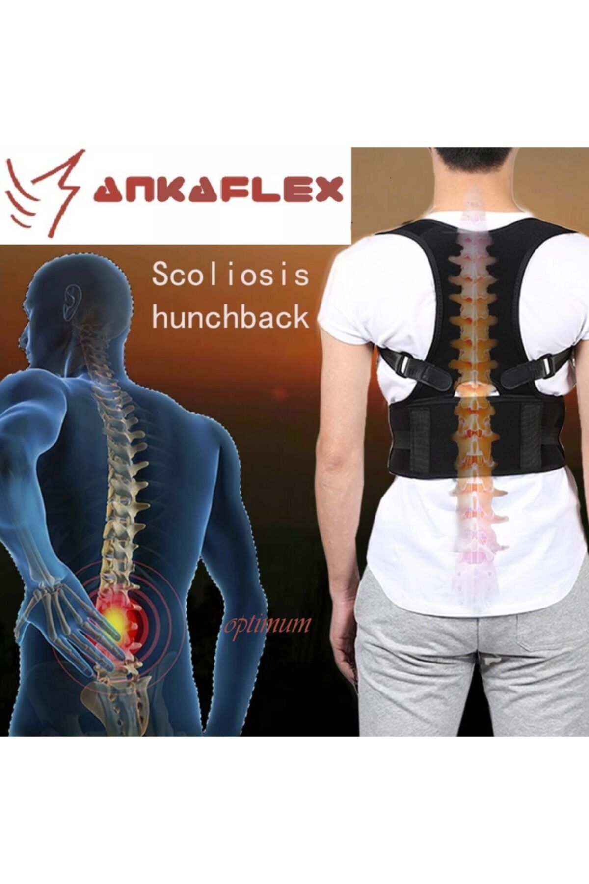 Ankaflex Upright Posture Apparatus Corset for Standing Upright