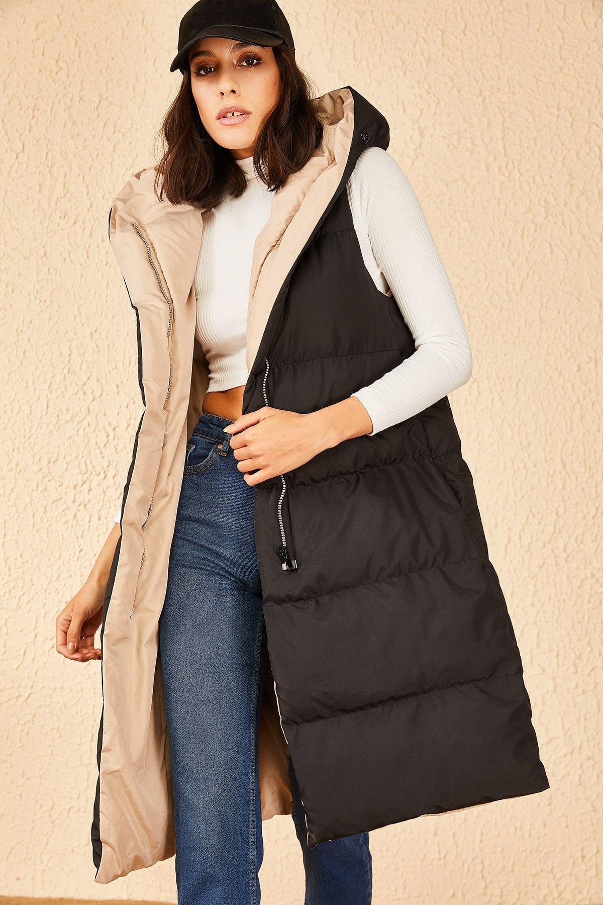 Women's Vests  Long, Puffer, & More - Trendyol