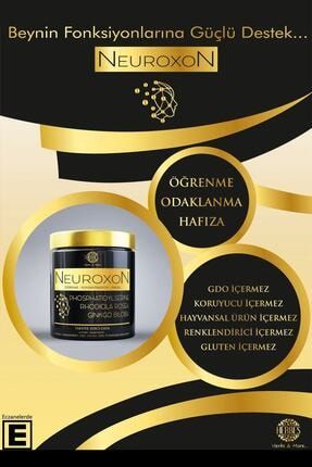 HERBES Neuroxon 60 Vegan Kapsül Gingko Biloba Phosphatidyl Serin Rhodiola Rosea Vitb12 Vit D Içeren Fiyatı, Yorumları - Trendyol