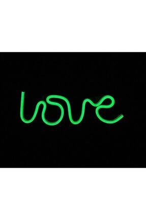 Neon Yazı - Love Led Neon Yeşil YEŞİLLOVE